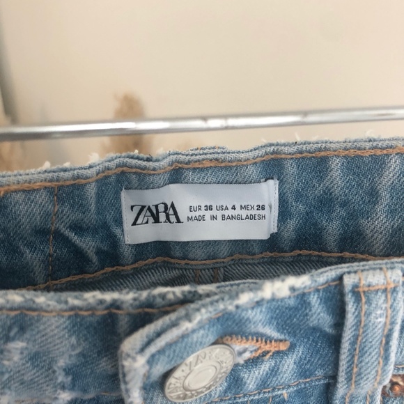 ZARA Straight Leg Ankle Length Jeans - Picture 4 of 7